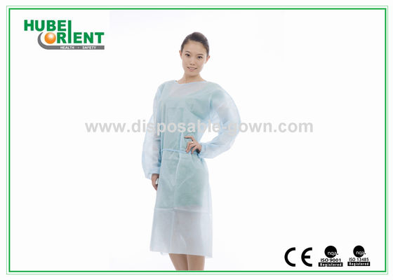 Knitted Wrist SMS Nonwoven Disposable Isolation Gowns