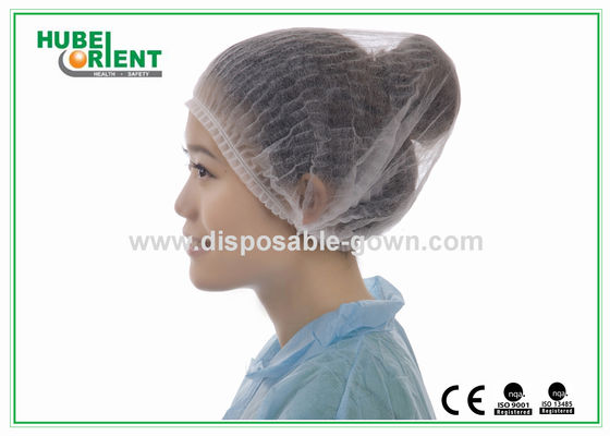 ISO13485 25g/m2 Free Size Non Woven Head Cover With Double Elastic