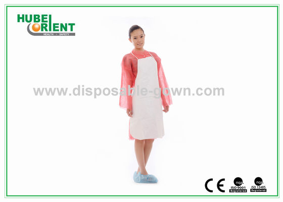 40g/m2 Nonwoven Disposable Sleeveless Apron for Food Processing