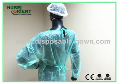 Splash Resistance Medical Isolation Gown For Disposable Use  With Elastic Wrist