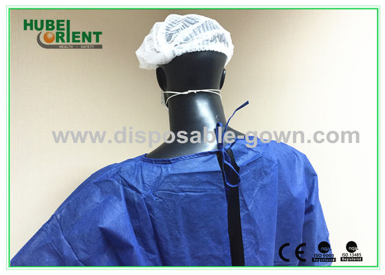 One Time Use 45g/m2 Nonwoven Medical Patient Gown Without Sleeves