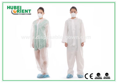 Polypropylene Disposable Protective Coveralls With Hood And Feetcover