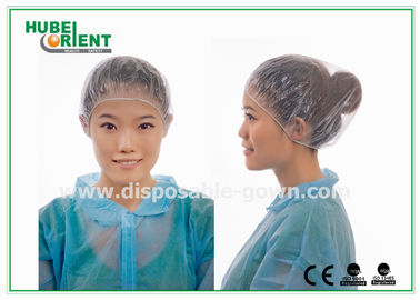 Polythene Hotel Plastic Shower Disposable Head Cap White Blue Yellow Red Color