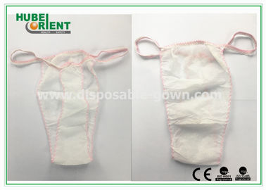 Soft Nonwoven Ladies Disposable T Back Panty for Salons , Tanning Centers and Massages