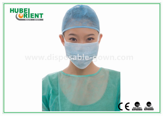 Hygienic Type IIR Tie On Disposable 3 Ply Face Mask
