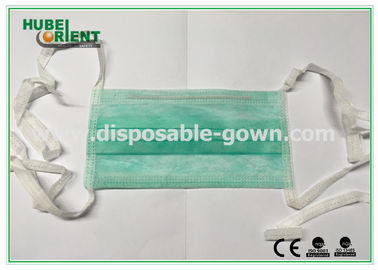 Disposable Non-irritating Non-woven Medical Face Mask With Tie-on For Hospital