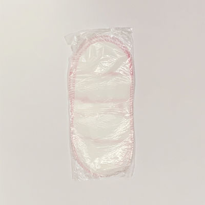 PP Nonwoven Opened Slippers With Pink Thread Sewing Disposable Salon Products