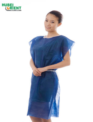 ISO9001 Single Use No Sleeve Medical Patient Gown For Operation Room
