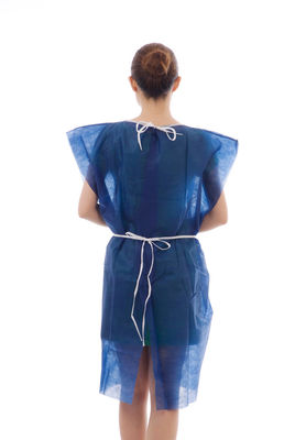 Sleeveless Spun Bonded Polypropylene Disposable Patient Gown