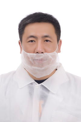 No Tight Nonwoven Disposable Beard Cover With Double Elastic