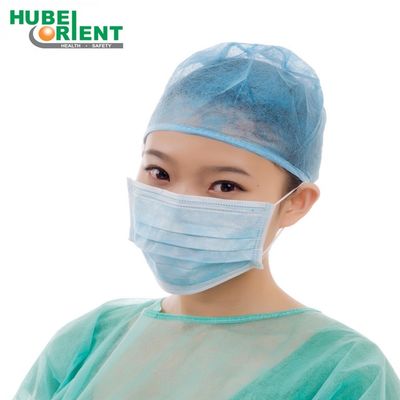 Non Sterile Medical Use Earloop Face Mask 9*18cm For Hospital To Prevent Bacterial And Particle