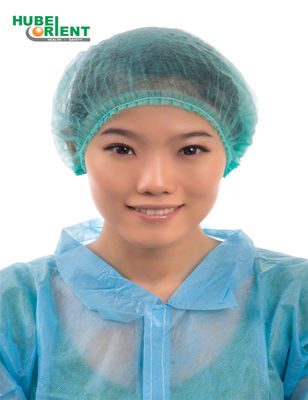 21" 10gsm Disposable Nonwoven Surgical Mob Cap With Elastic