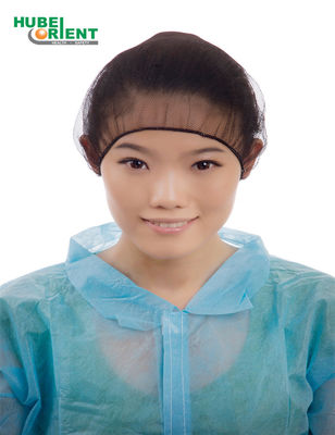 Non Sterilized Disposable Nylon Hair Nets For Cleanroom