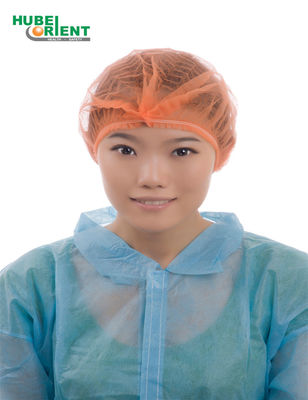 ISO13485 Disposable 30gsm PP Non Woven Mob Cap