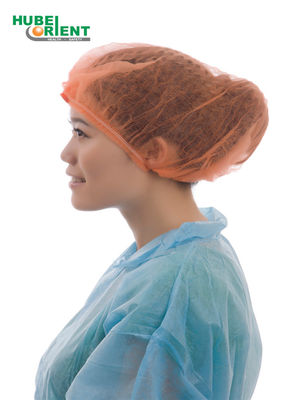 ISO13485 Disposable 30gsm PP Non Woven Mob Cap