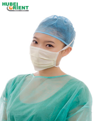 Approved CE MDR Daily Protection Tie On Disposable Face Mask 17.5*9.5cm