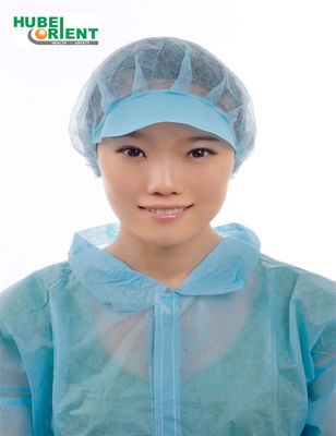 Waterproof Disposable Head Cap , Plastic Shower Caps Disposable For Hotel And Beauty Center