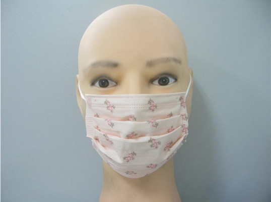 14.5x9.5cm Disposable Kid Face Mask Nonwoven Cute Cartoon