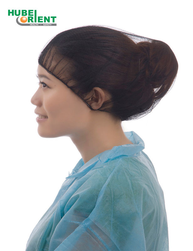 Disposable Nylon Bouffant Hair Net With Elastic