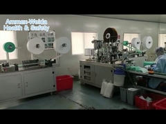 تایید شده EN14683/ASTMF2100 ماسک صورت جراحی یکبار مصرفی با بند بند برای بیمارستان / کلینیک