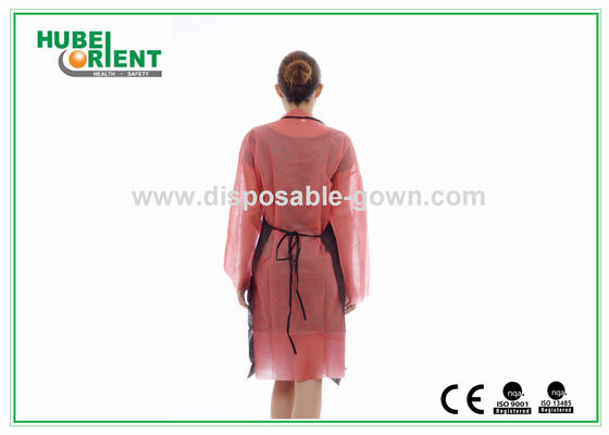 Antibacterial 40gsm Polypropylene Nonwoven Single Use Apron