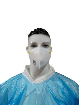 Approved By NIOSH N95 Valve-Free white Folded Shape Respirator for professional protection