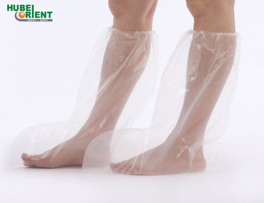 Transparent 0.06mm Polythene Disposable Long Boot Covers