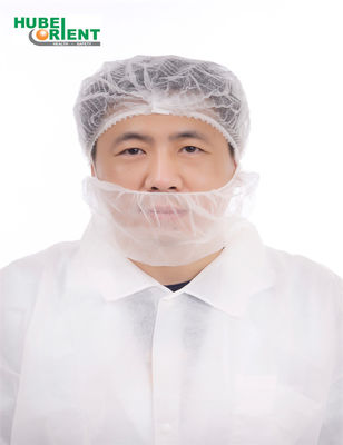 Disposable Soft Nylon Ear-Loop Beard Cover With Single Elastic